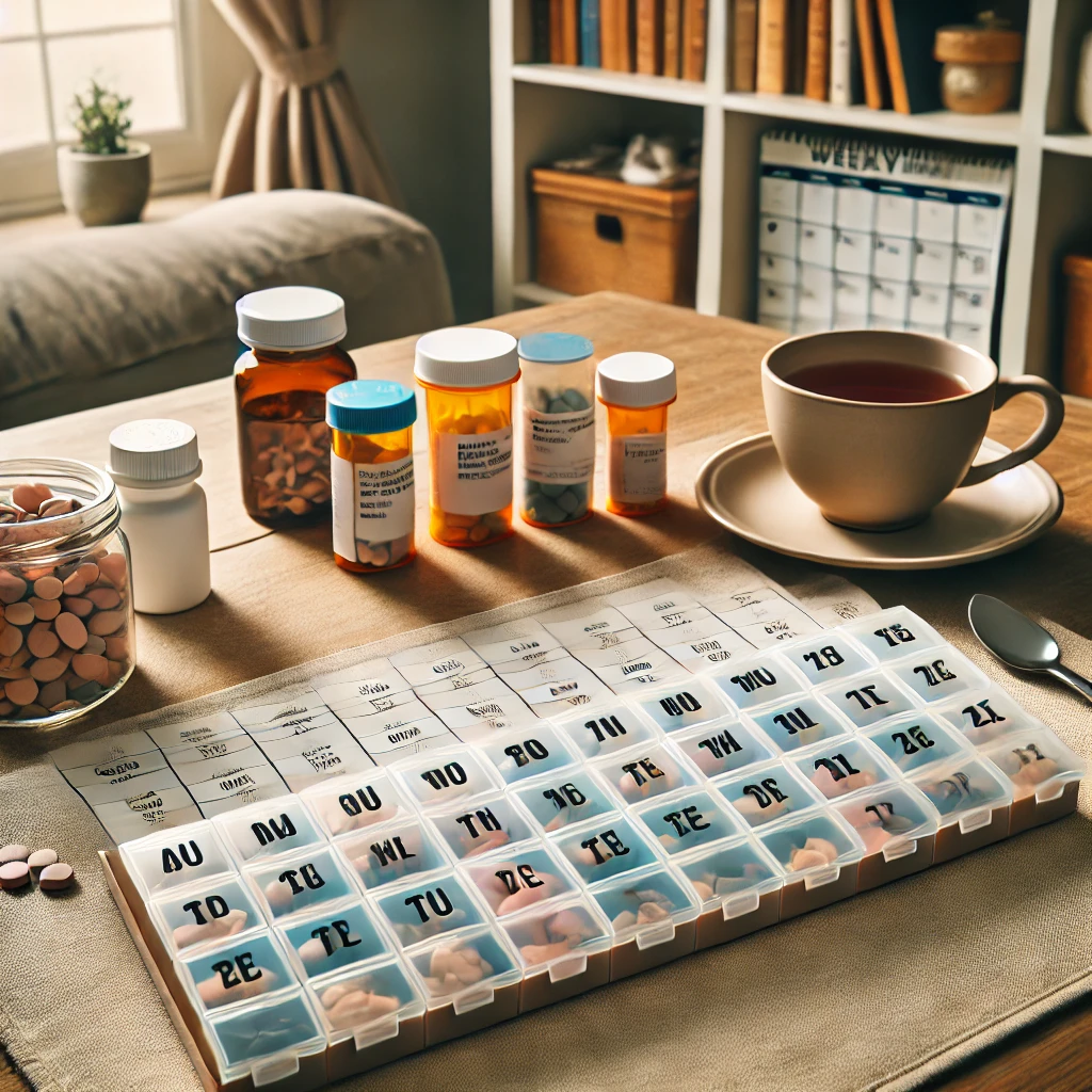 Organizing Medications with Tea and Strategy - 02